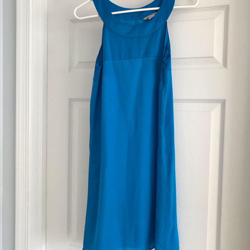 Blue spring dress